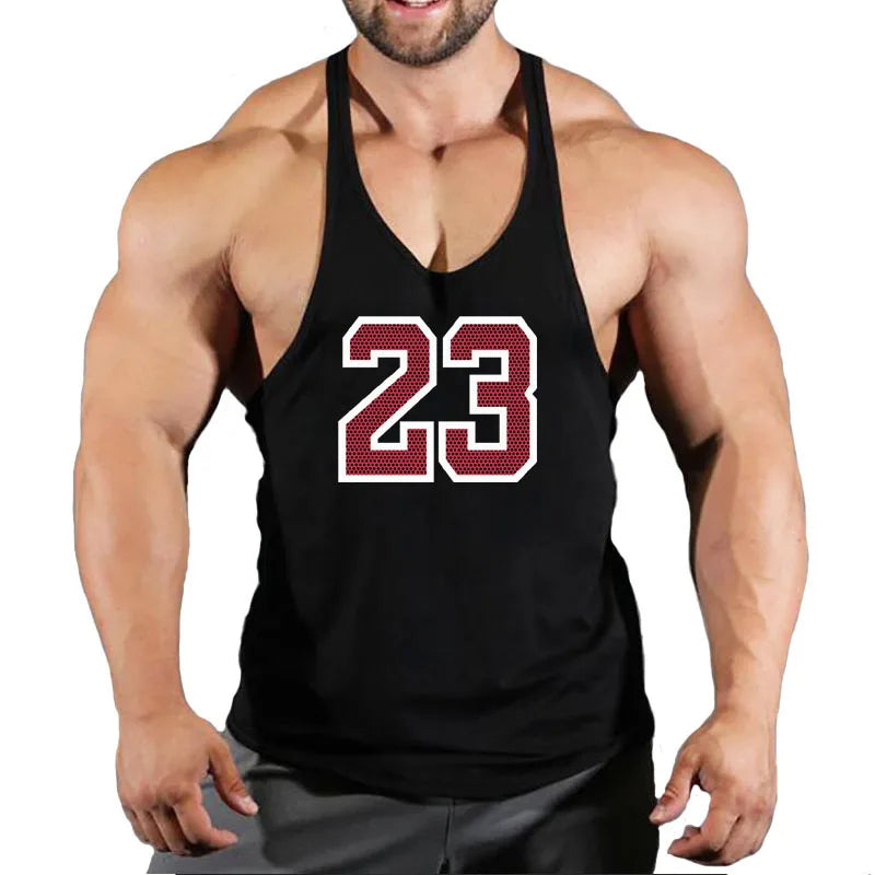 2022 Cotton Gyms Tank Tops Men Sleeveless Tank Tops For Boys Bodybuilding Clothing Undershirt Fitness Stringer Vest