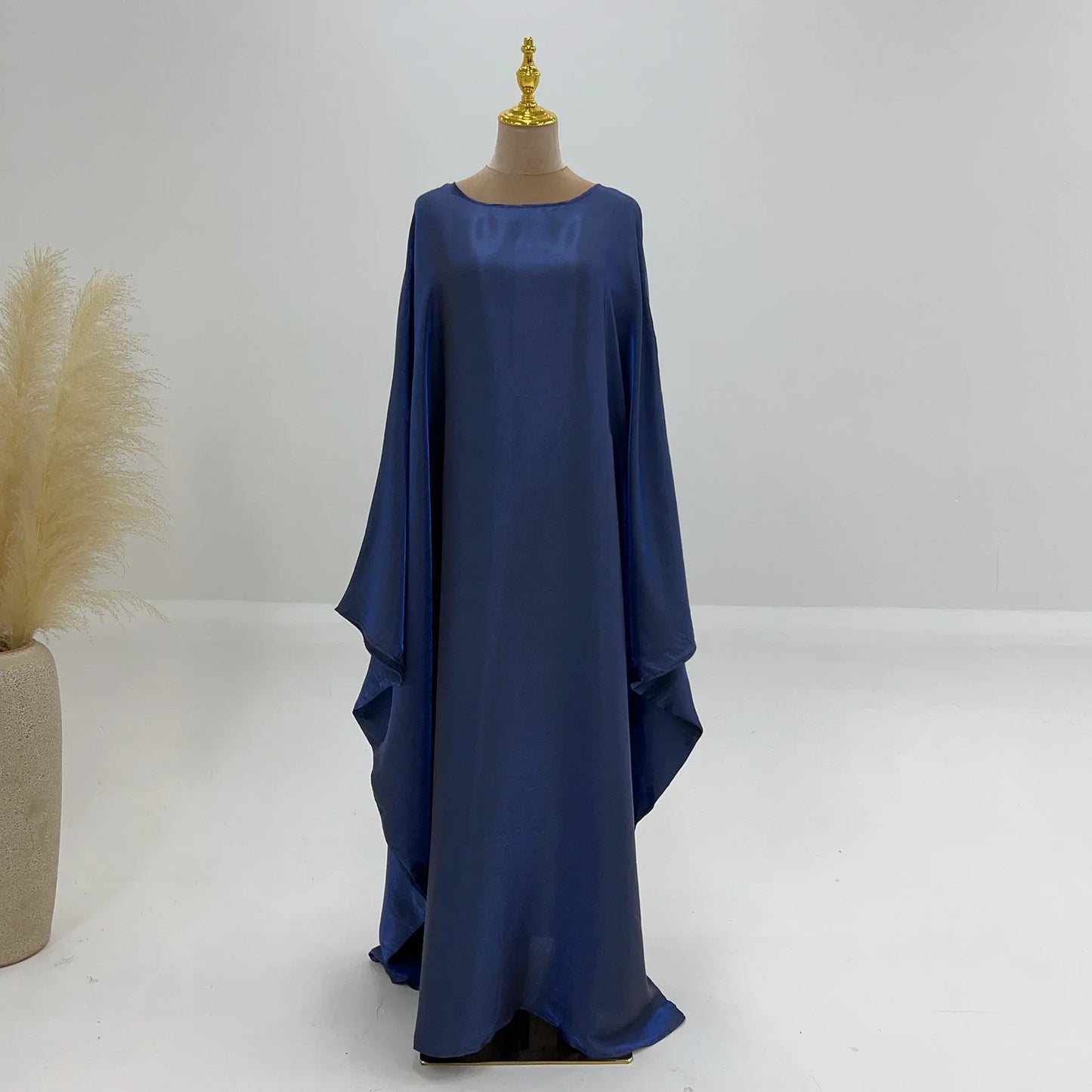 Butterfly Abaya Inside Inner Belt Muslim Party Long Dress Abayas for Women Dubai Turkey Islamic Clothing Ramadan Eid Kaftan Robe