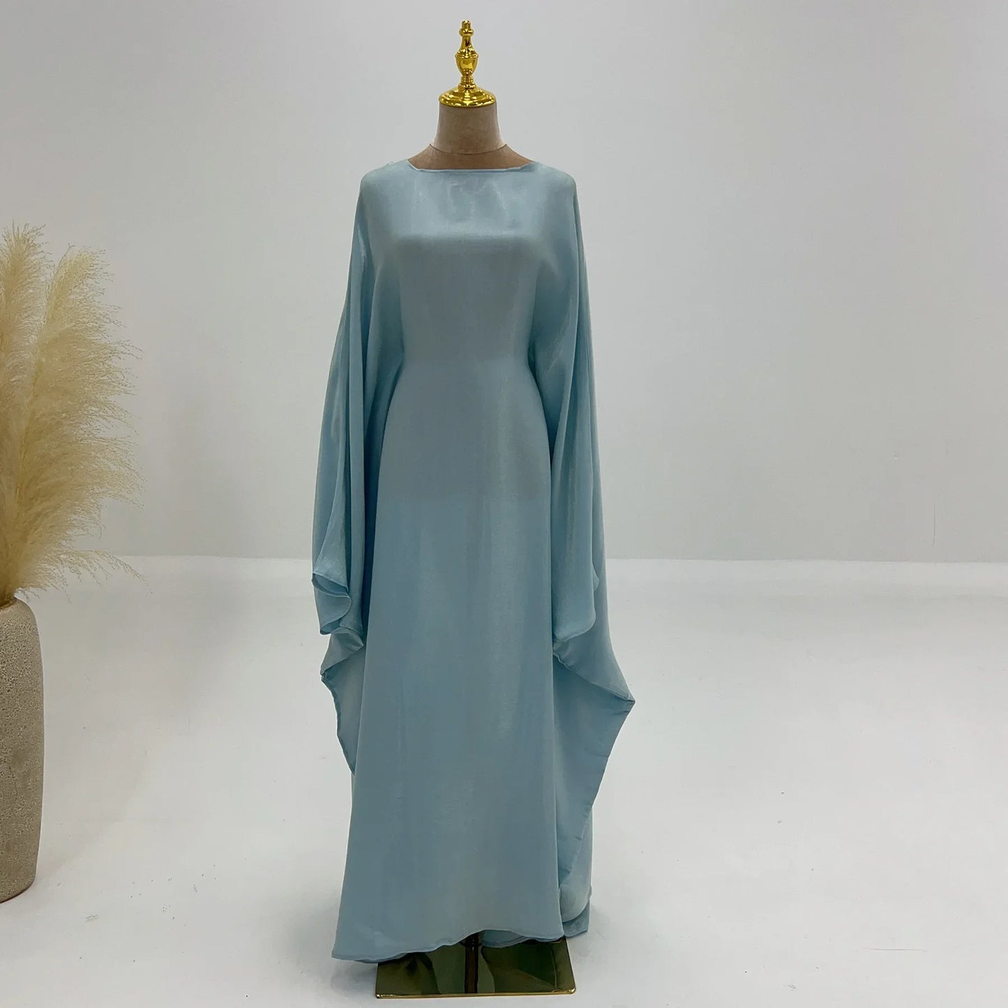 Butterfly Abaya Inside Inner Belt Muslim Party Long Dress Abayas for Women Dubai Turkey Islamic Clothing Ramadan Eid Kaftan Robe