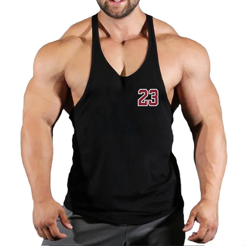 2022 Cotton Gyms Tank Tops Men Sleeveless Tank Tops For Boys Bodybuilding Clothing Undershirt Fitness Stringer Vest