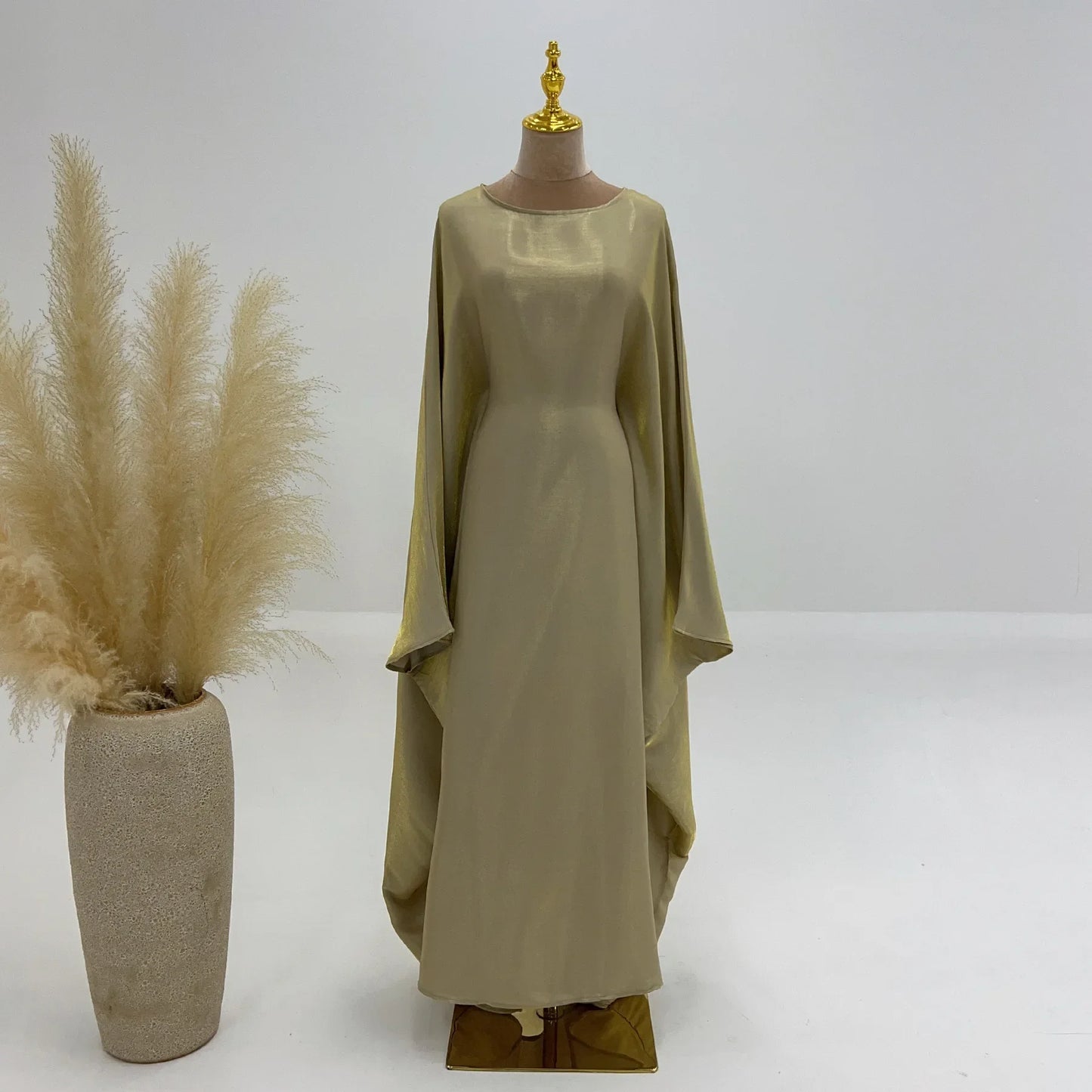 Butterfly Abaya Inside Inner Belt Muslim Party Long Dress Abayas for Women Dubai Turkey Islamic Clothing Ramadan Eid Kaftan Robe