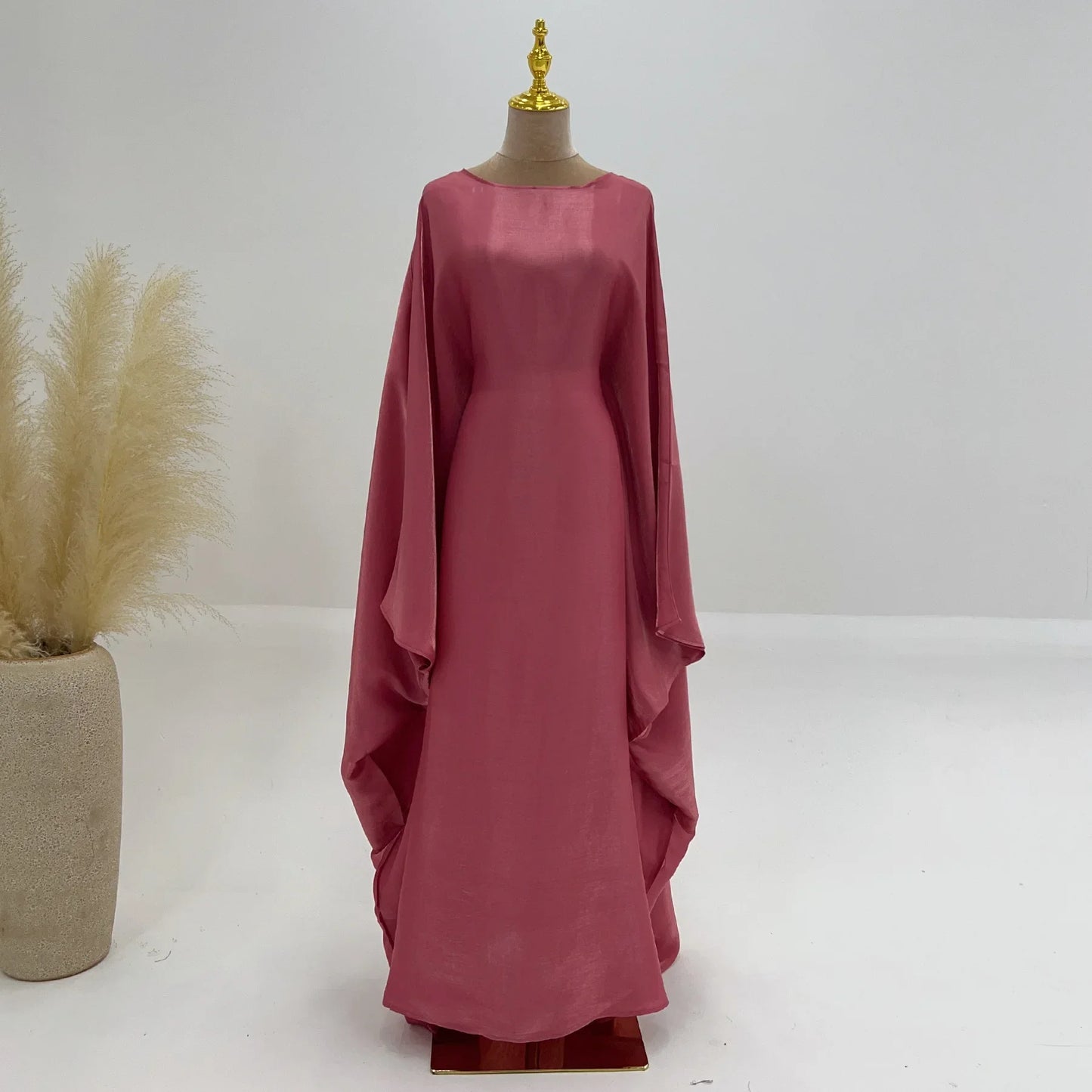 Butterfly Abaya Inside Inner Belt Muslim Party Long Dress Abayas for Women Dubai Turkey Islamic Clothing Ramadan Eid Kaftan Robe