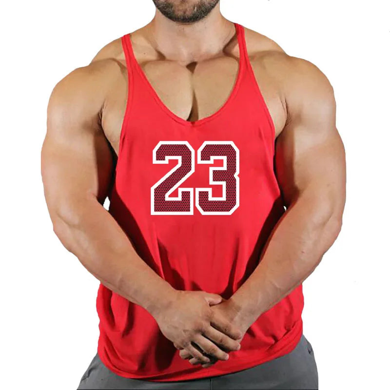 2022 Cotton Gyms Tank Tops Men Sleeveless Tank Tops For Boys Bodybuilding Clothing Undershirt Fitness Stringer Vest