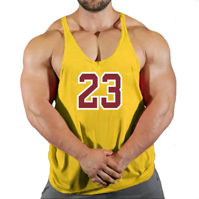 2022 Cotton Gyms Tank Tops Men Sleeveless Tank Tops For Boys Bodybuilding Clothing Undershirt Fitness Stringer Vest