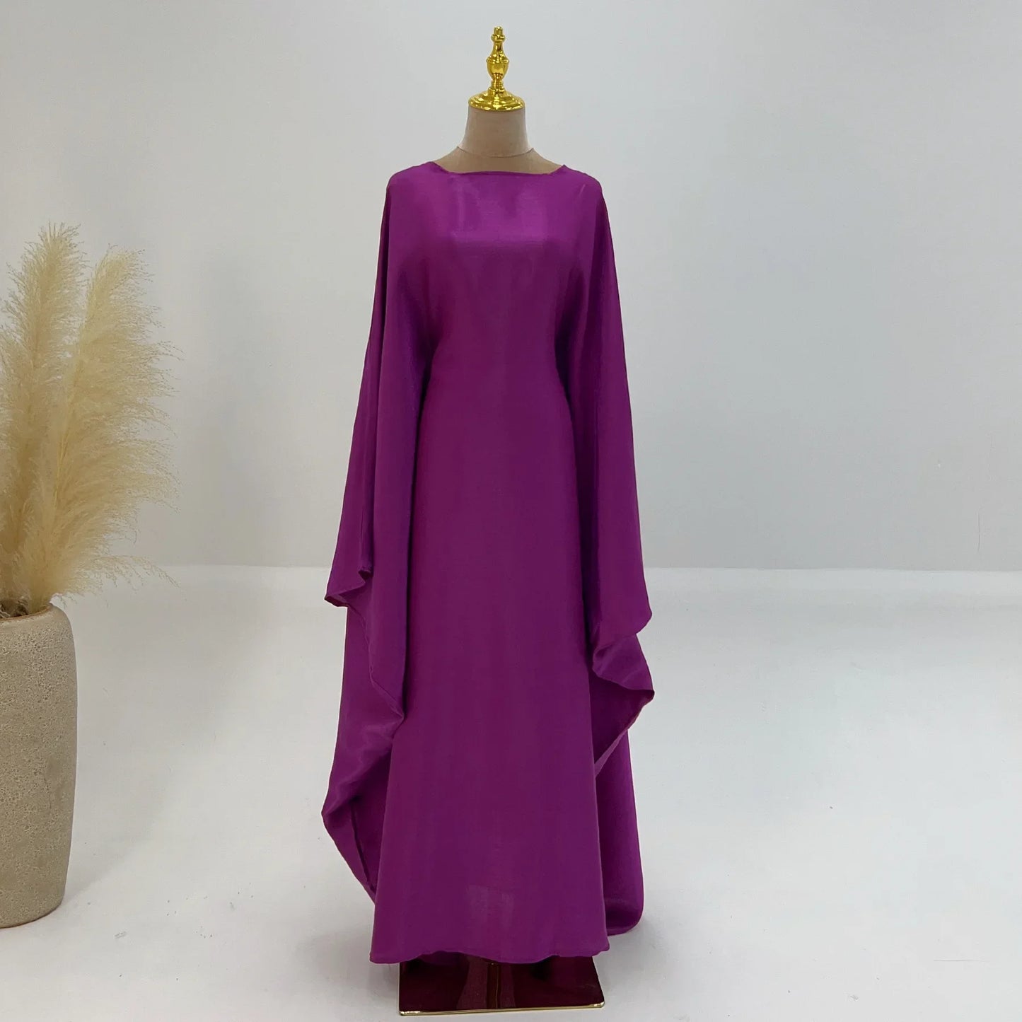 Butterfly Abaya Inside Inner Belt Muslim Party Long Dress Abayas for Women Dubai Turkey Islamic Clothing Ramadan Eid Kaftan Robe