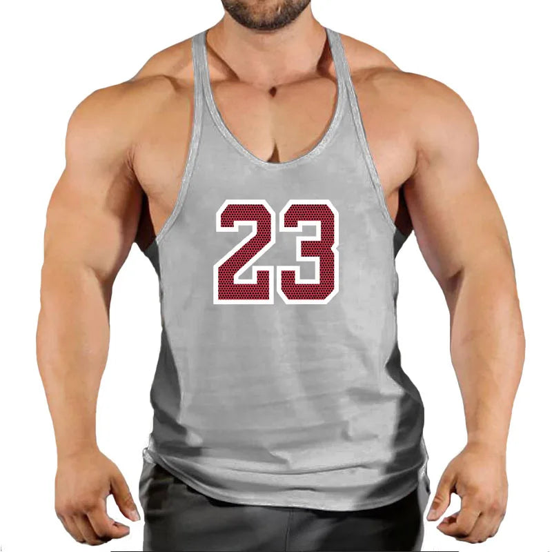 2022 Cotton Gyms Tank Tops Men Sleeveless Tank Tops For Boys Bodybuilding Clothing Undershirt Fitness Stringer Vest