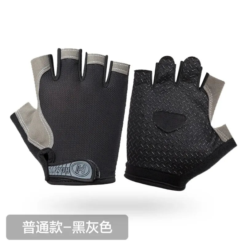 Gym Gloves Fitness Training Fingerless Men Women Bodybuilding Exercise Sports Gloves for Cycling Bicycle Anti Slip Breathable