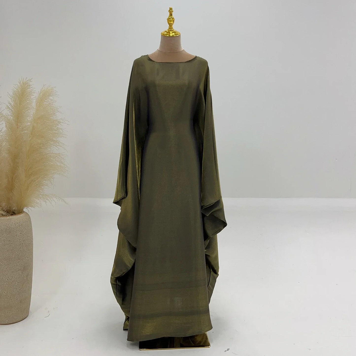 Butterfly Abaya Inside Inner Belt Muslim Party Long Dress Abayas for Women Dubai Turkey Islamic Clothing Ramadan Eid Kaftan Robe