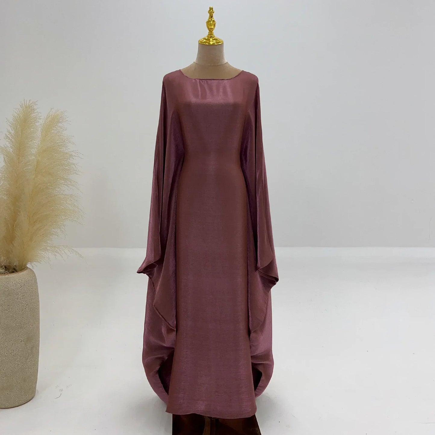 Butterfly Abaya Inside Inner Belt Muslim Party Long Dress Abayas for Women Dubai Turkey Islamic Clothing Ramadan Eid Kaftan Robe